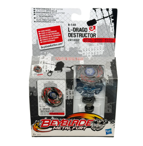 Beyblade Metal Fury – L-Drago Destructor LW105LF (B-148) – Tipo Attacco